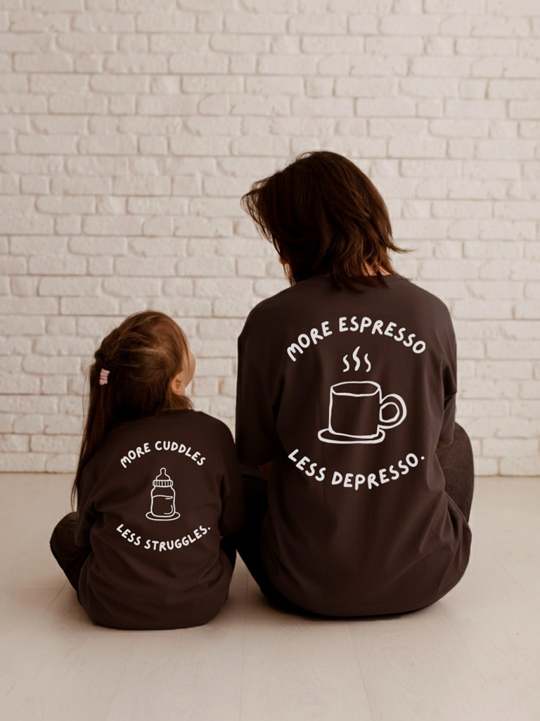 Komplet dla Mamy i Dziecka z nadrukiem