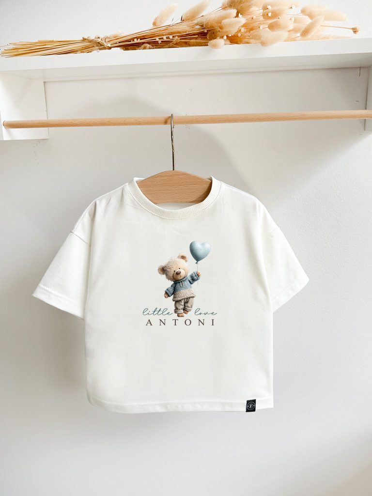 Koszulka dla dziecka misio z balonikiem little love