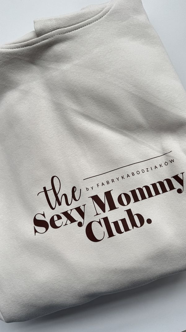 Bluza damska jasny beż mommy club rozmiar M