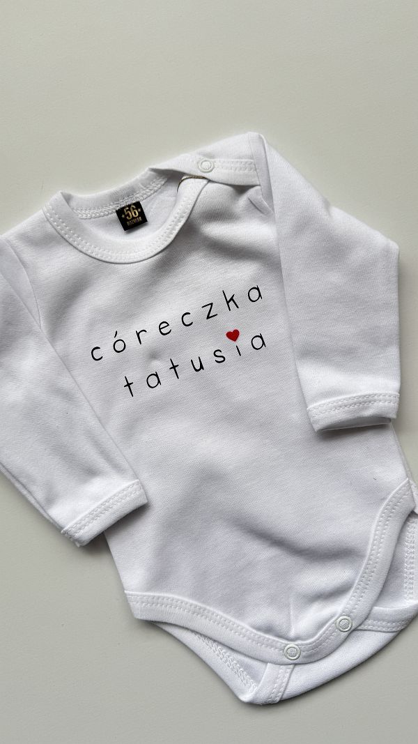 Body białe córeczka tatusia rozmiar 56