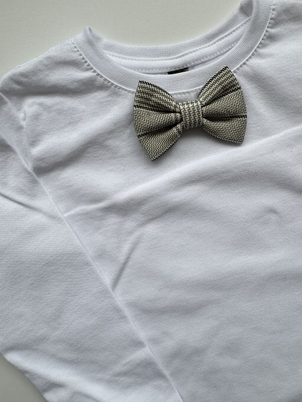 Koszulka z muchą w kratę rozmiar 92