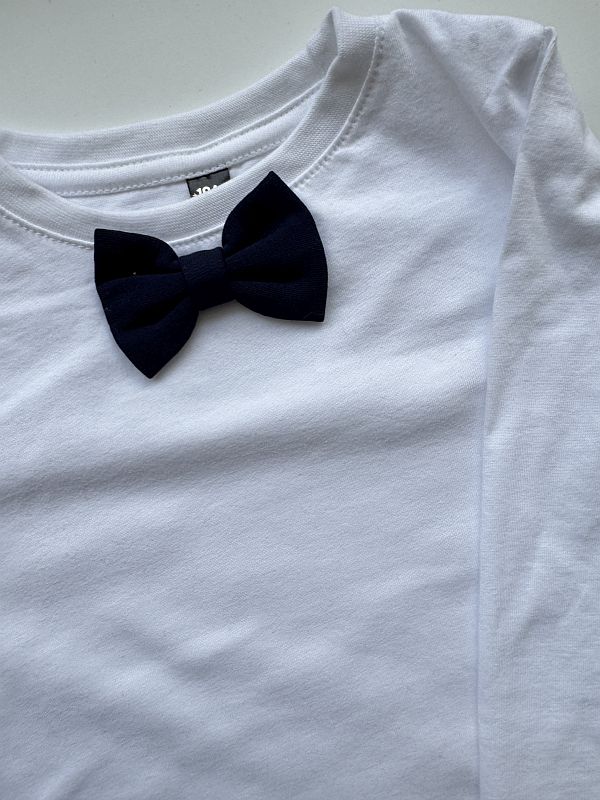 Koszulka z muchą z długim rękawem rozmiar 104