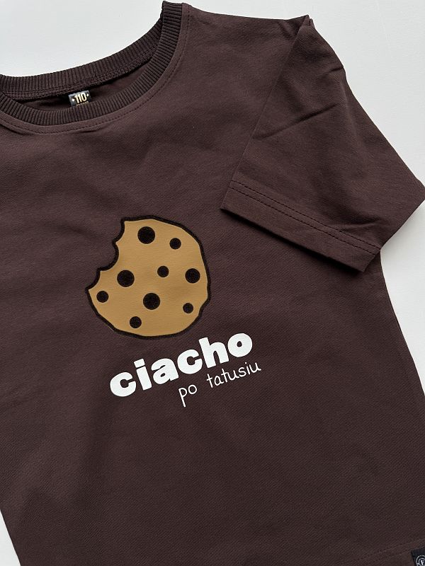 Koszulka czekoladowa ciacho po tatusiu rozmiar 110