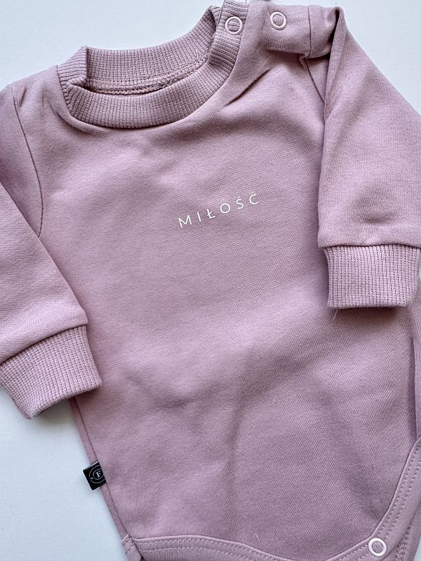 Body brudny róż miłość rozmiar 62