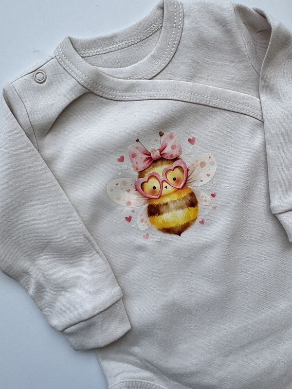 Body kopertowe z pszczółką rozmiar 68