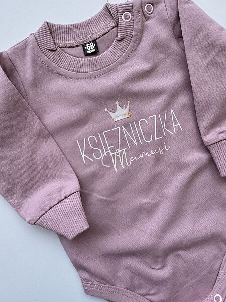 Body brudny róż księżniczka mamusi rozmiar 68