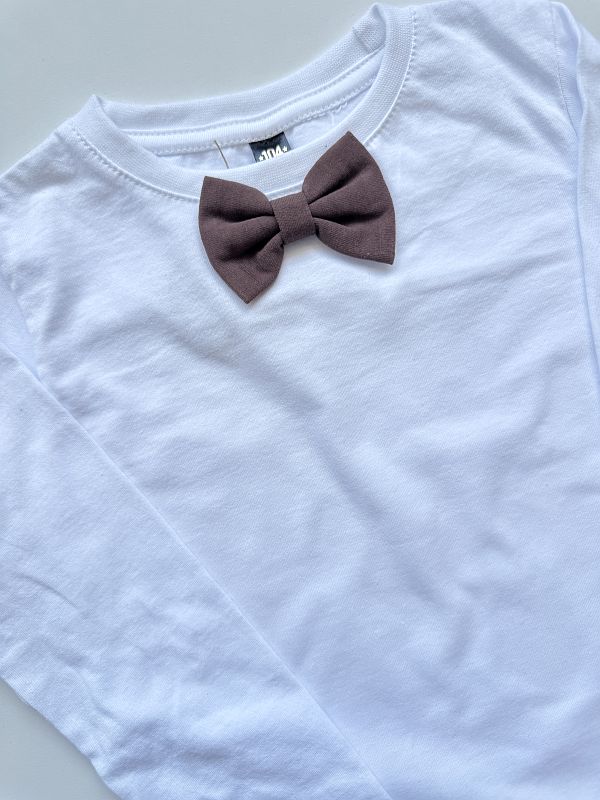 Koszulka z muchą z długim rękawem rozmiar 104