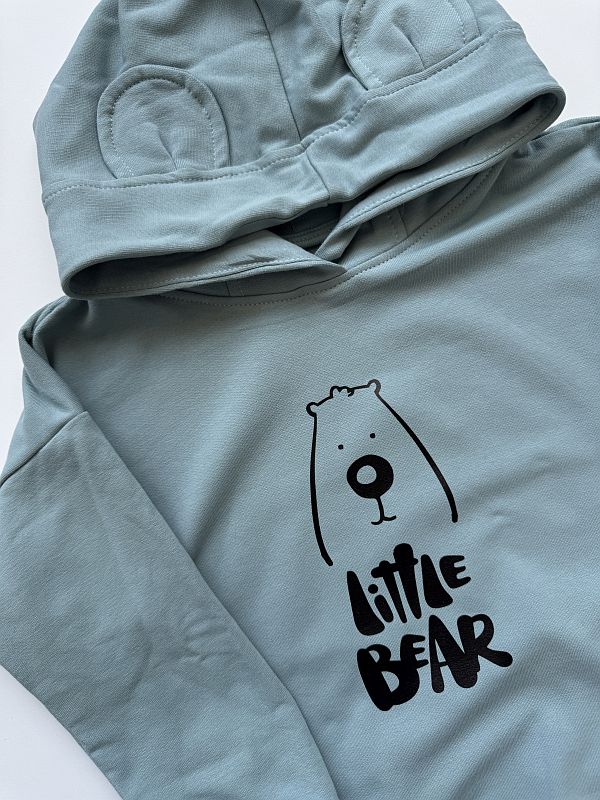 Bluza z uszkami misia little bear rozmiar 104