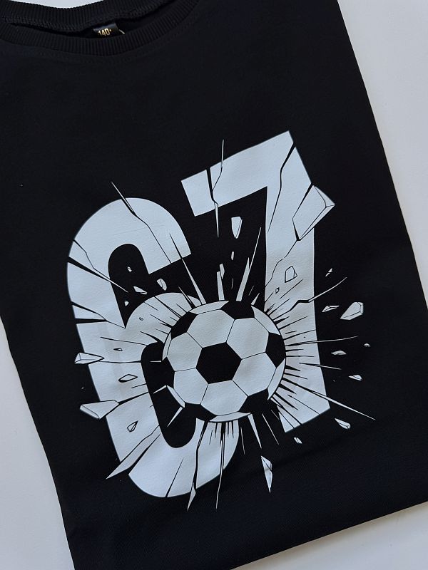 Koszulka czarna 67 rozmiar 140