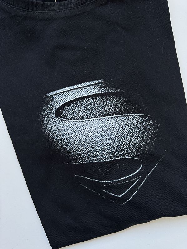 Koszulka czarna superman rozmiar L