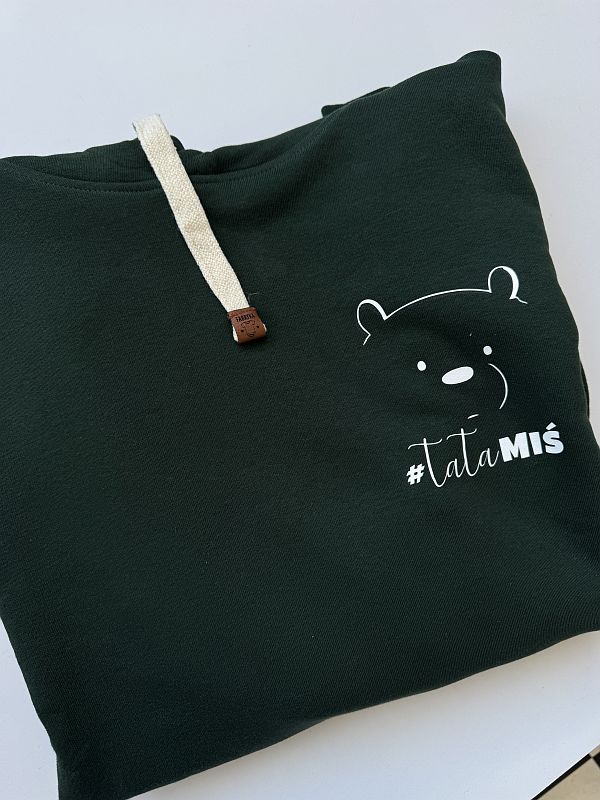 Bluza zielona tata miś rozmiar L