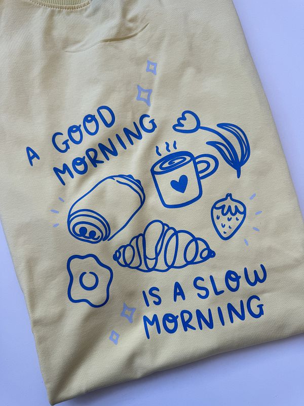 Kosuzlka damska masełkowa good morning rozmiar oversize