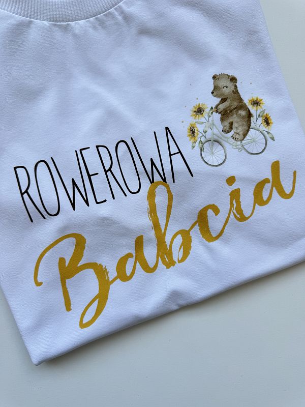 Koszulka damska rowerowa babcia rozmiar M