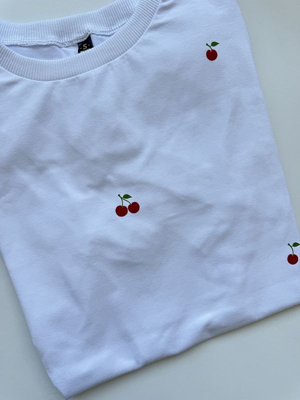 Koszulka damska wisienki rozmiar S