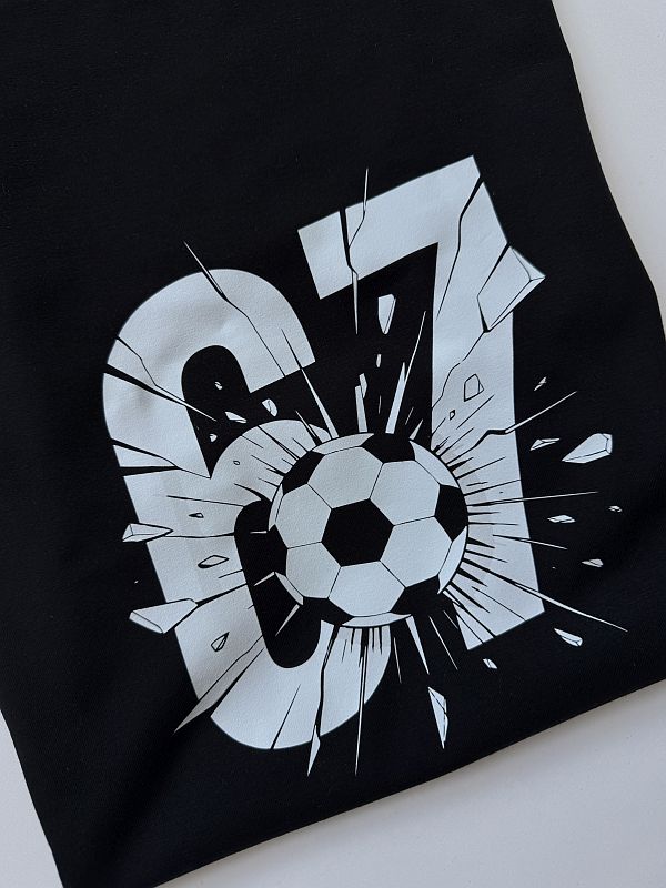 Koszulka czarna six seven rozmiar 134