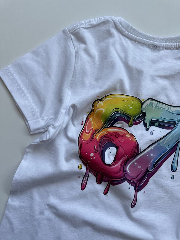 Koszulka biała six seven rozmiar 134