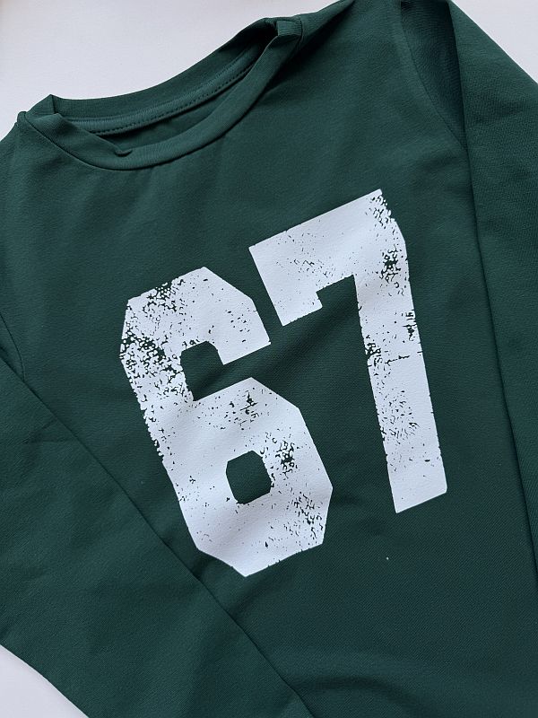 Koszulka zielona six seven rozmiar 122