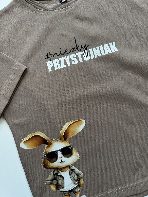 Koszulka kawowa niezły przystojniak rozmiar 110