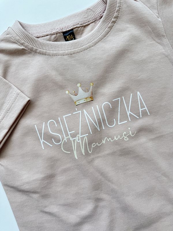 Koszulka brudny róż księżniczka mamusi rozmiar 104