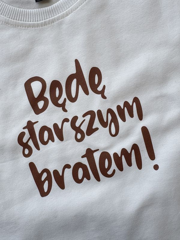 Koszulka będę starszym bratem rozmiar 92