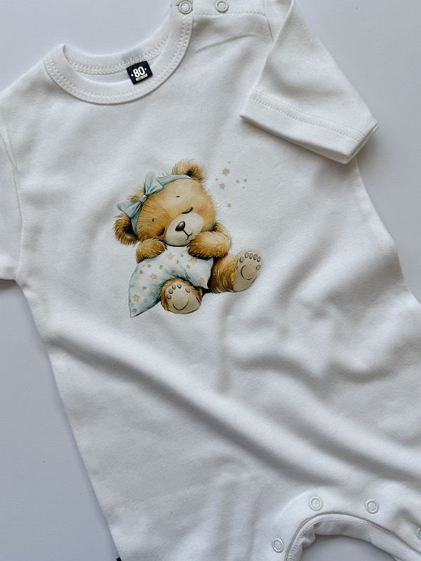 Pajac śpiący miś rozmiar 80