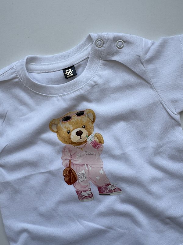 Koszulka z misiem rozmiar 68
