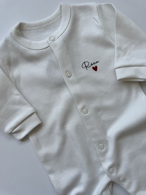 Pajac ze stópkami z imieniem Róża rozmiar 62