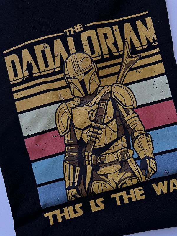 Koszulka męska czarna dadalorian rozmiar XL