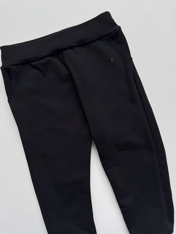 Spodnie dresowe czarne rozmiar 80