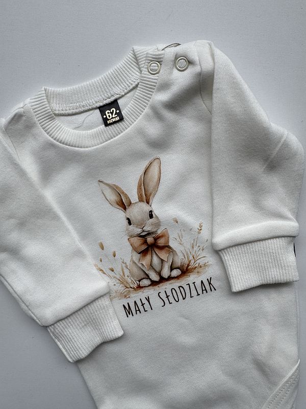 Body ecru długi rękaw mały słodziak rozmiar 62