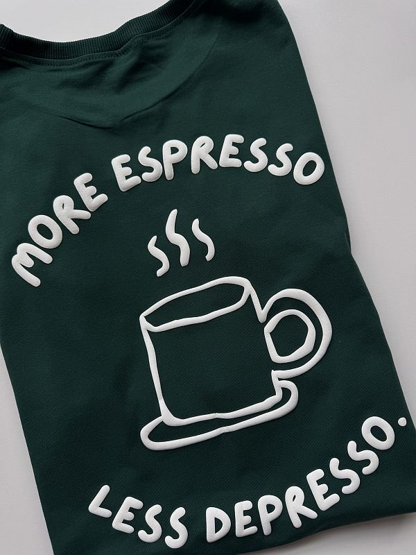 Koszulka damska zielona more espresso rozmiar M