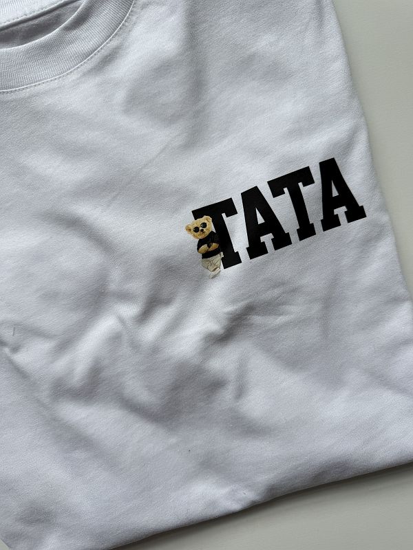 Koszulka biała męska tata rozmiar XL