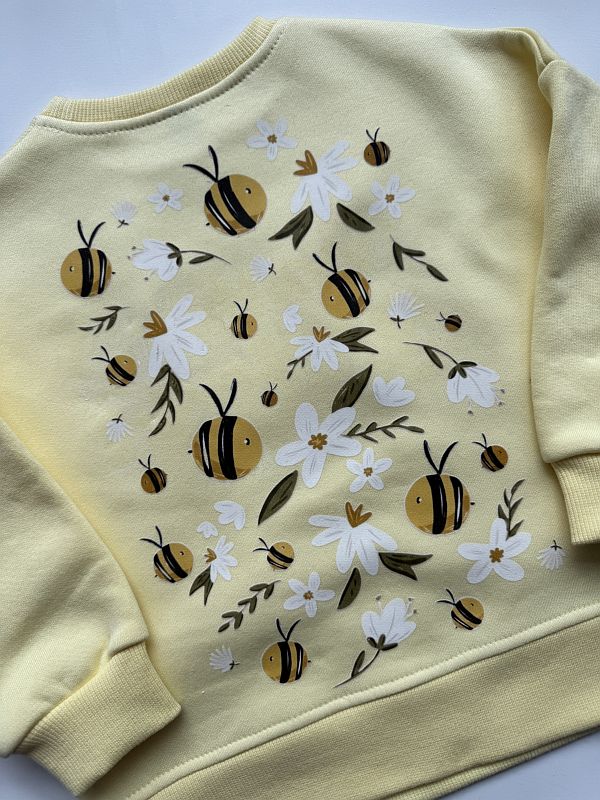 Bluza żółta z pszczólkami rozmiar 98