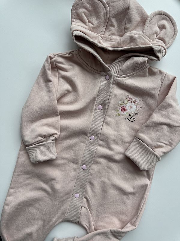 Kombinezon niemowlęcy z inicjałem Z rozmiar 74