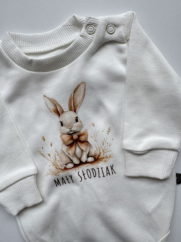 Body ecru z długim rękawem mały słodziak rozmiar 62