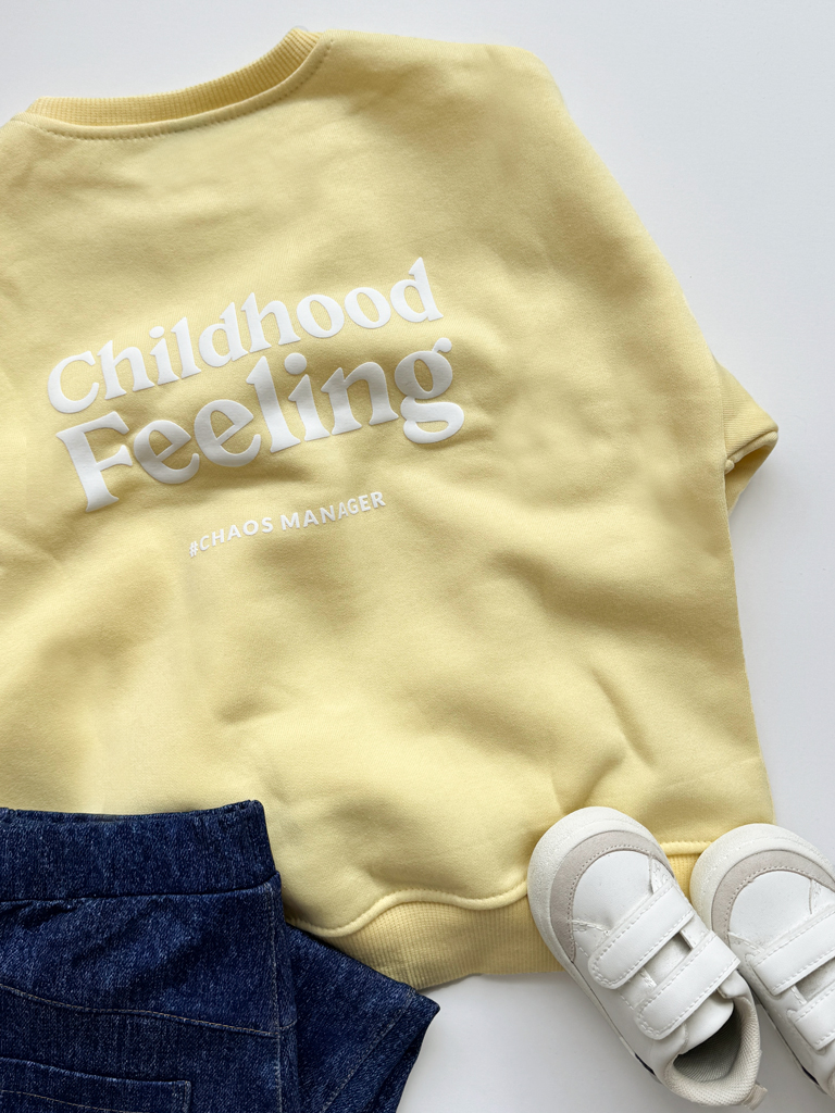 Żółta bluza dziecięca childhood feeling
