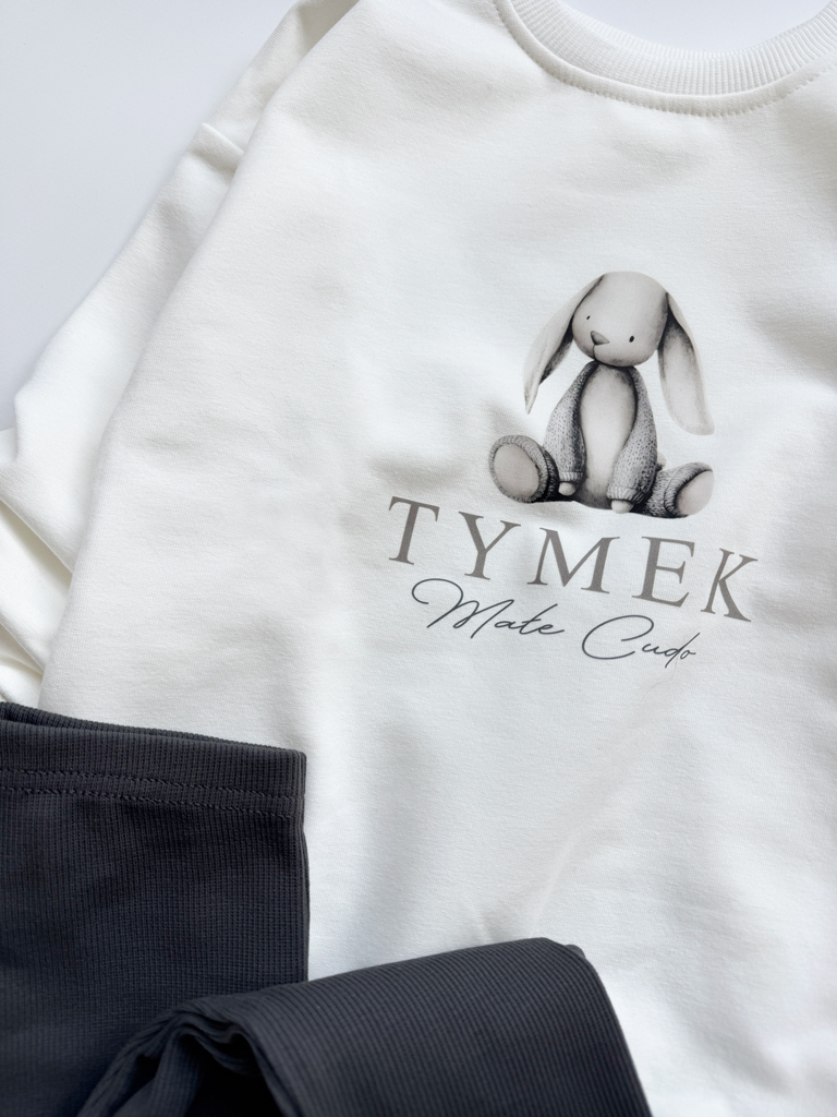 Bluza dziecięca z zajączkiem małe cudo