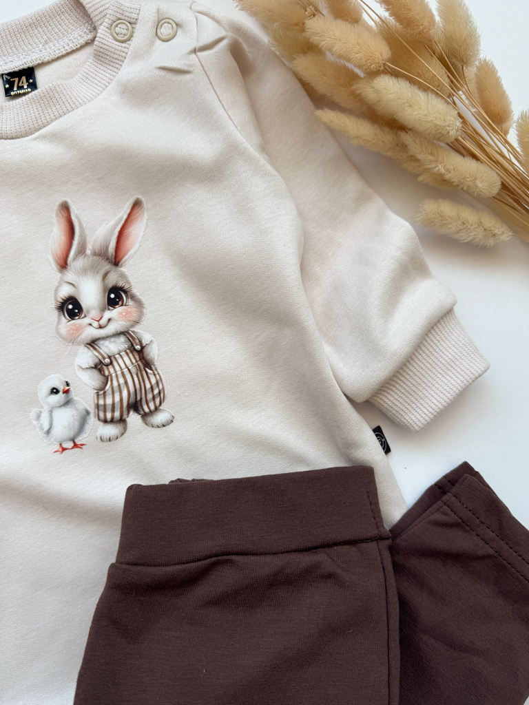 Body niemowlęce króliczek z kurczaczkiem