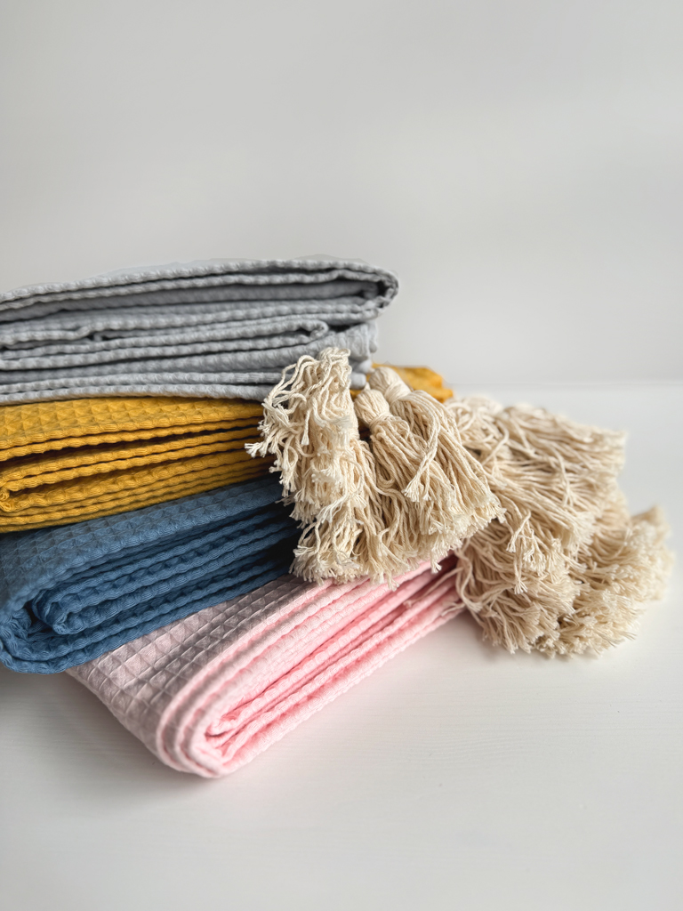 Narzuta / koc piknikowy wafel - obrazek 4