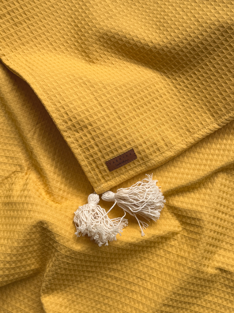 Narzuta / koc piknikowy wafel - obrazek 5