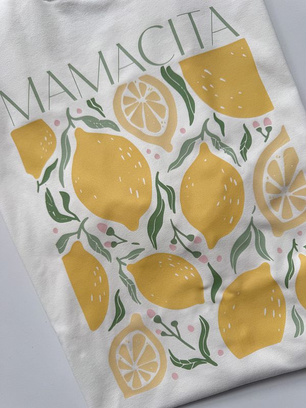 Koszulka damska biała mamacita rozmiar oversize