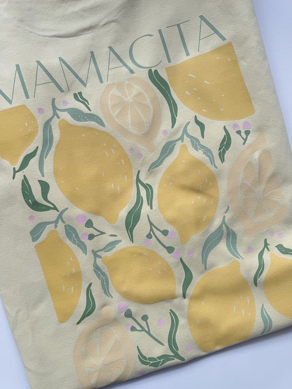 Koszulka damska masełkowa mamacita rozmiar oversize