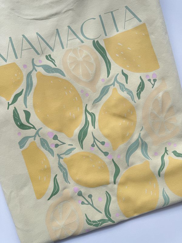 Koszulka damska masełkowa mamacita rozmiar oversize