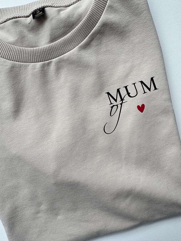 Koszulka damska beżowa mum of 1 rozmiar S