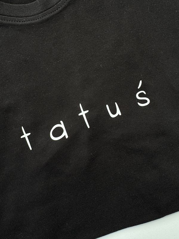 Koszulka czarna męska tatuś rozmiar XL