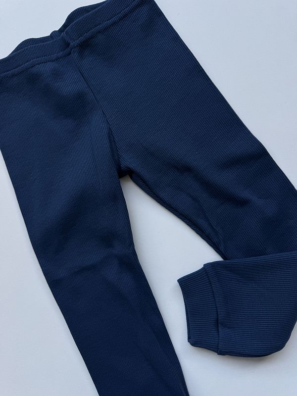 Niebieskie getry prążek rozmiar 92