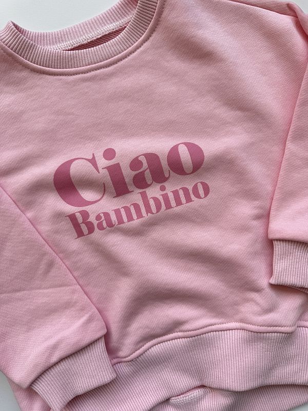 Bluza różowa ciao bambino rozmiar 92