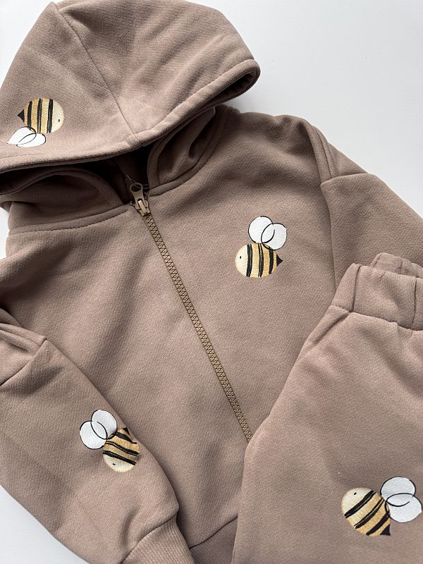 Kawowy komplet pszczółki rozmiar 86