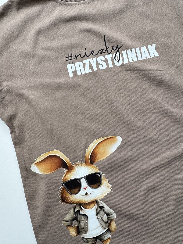 Koszulka kawowa z krótkim rękawem niezły przystojniak rozmiar 128