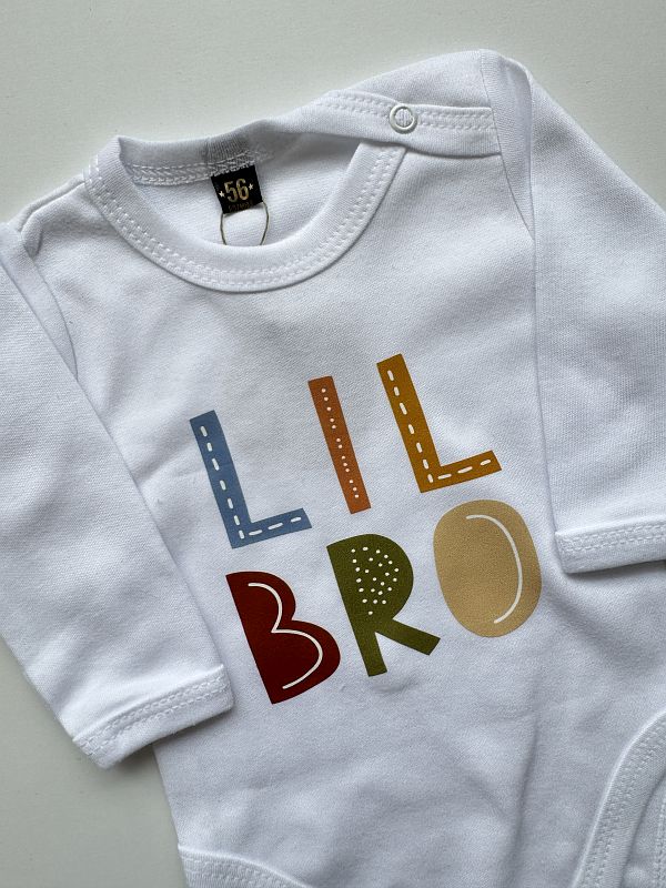 Body białe z długim rękawem lil bro rozmiar 56